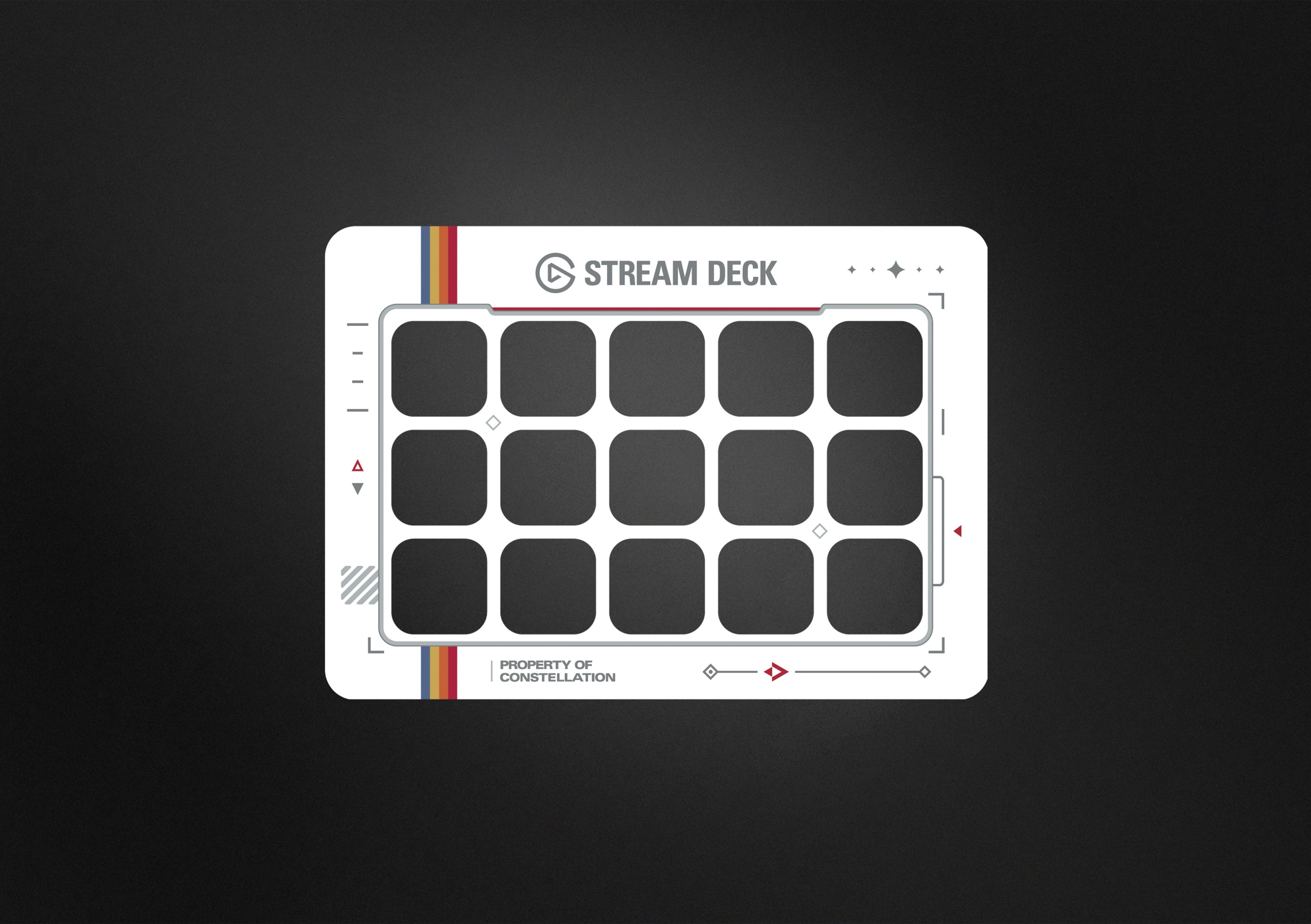 Stream Deck MK.2 Starfield Faceplate | Elgato